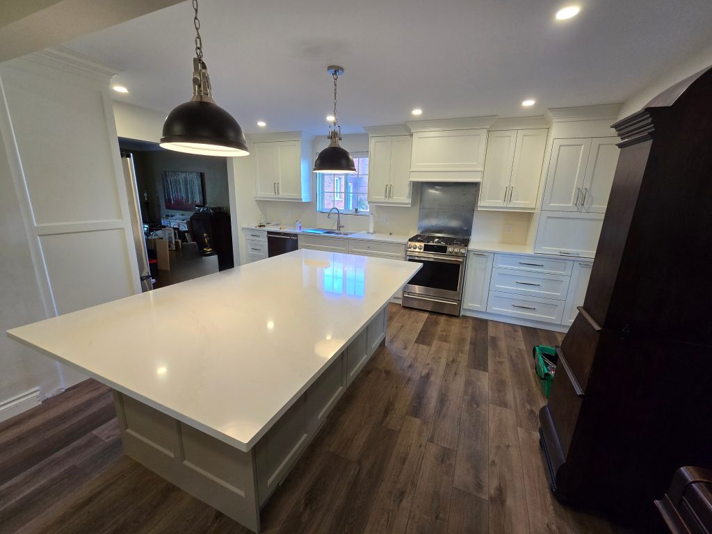 A finished kitchen renovation in Niagara, ON