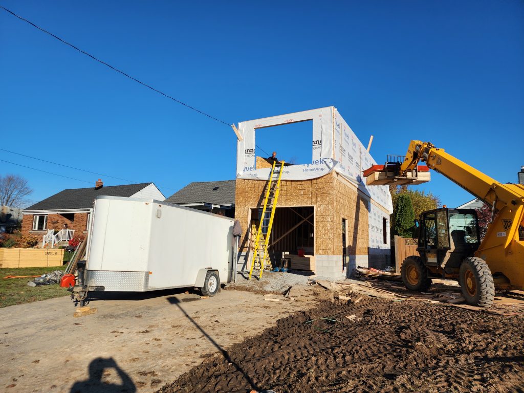 Building an addition onto a family home in Welland, ON